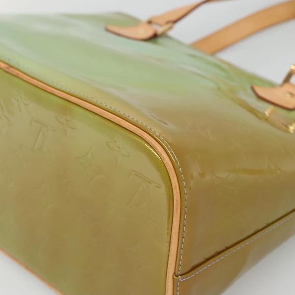 LOUIS VUITTON Monogram Vernis Houston Hand Bag Baby Blue...